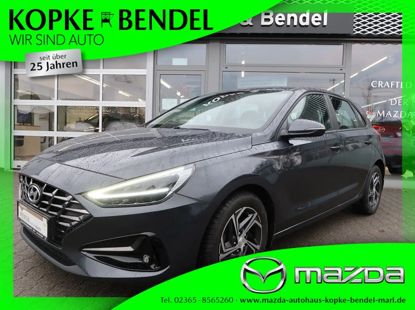 Hyundai i30 *AUTOMATIK*1. Hand*Scheckheft*TOP* i30 *AUTOMATIK* Šedá - 1