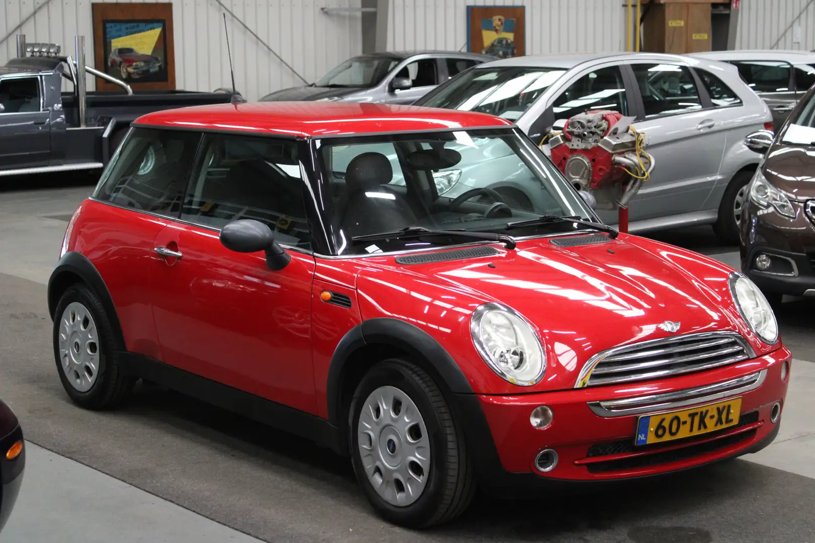 MINI One Mini 1.6 59.865km Origineel Nederlands NAP, Stuurb Rood - 2