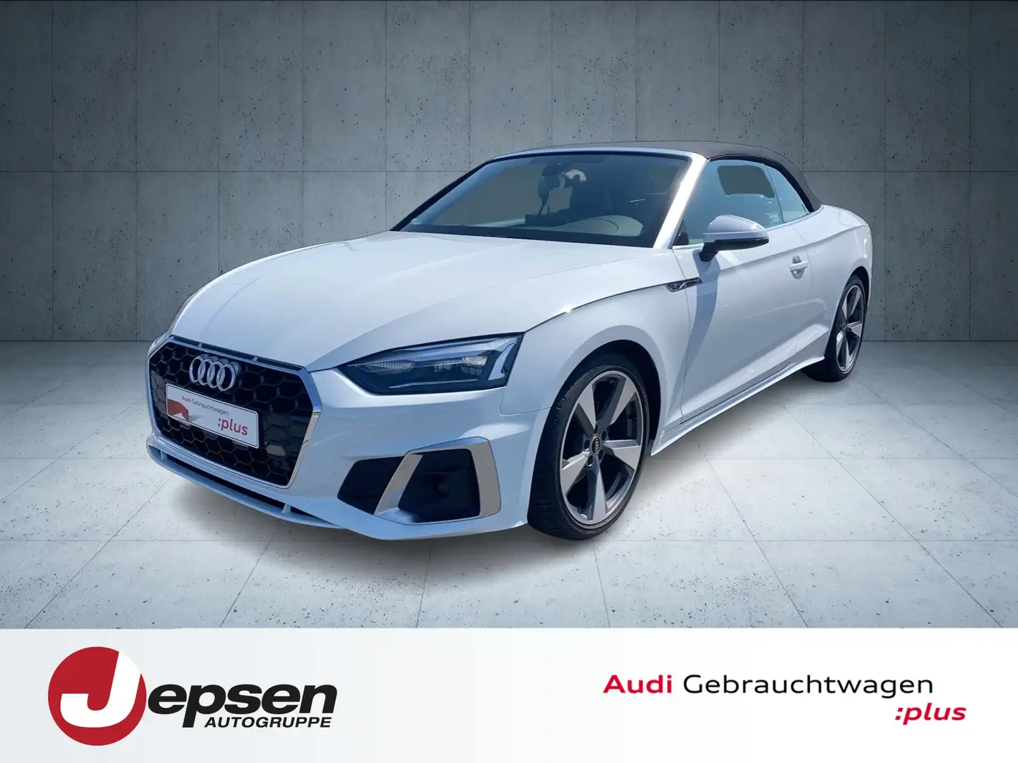 Audi A5 35 Cabriolet 2.0 TDI S line LED virtual 19` Weiß - 1