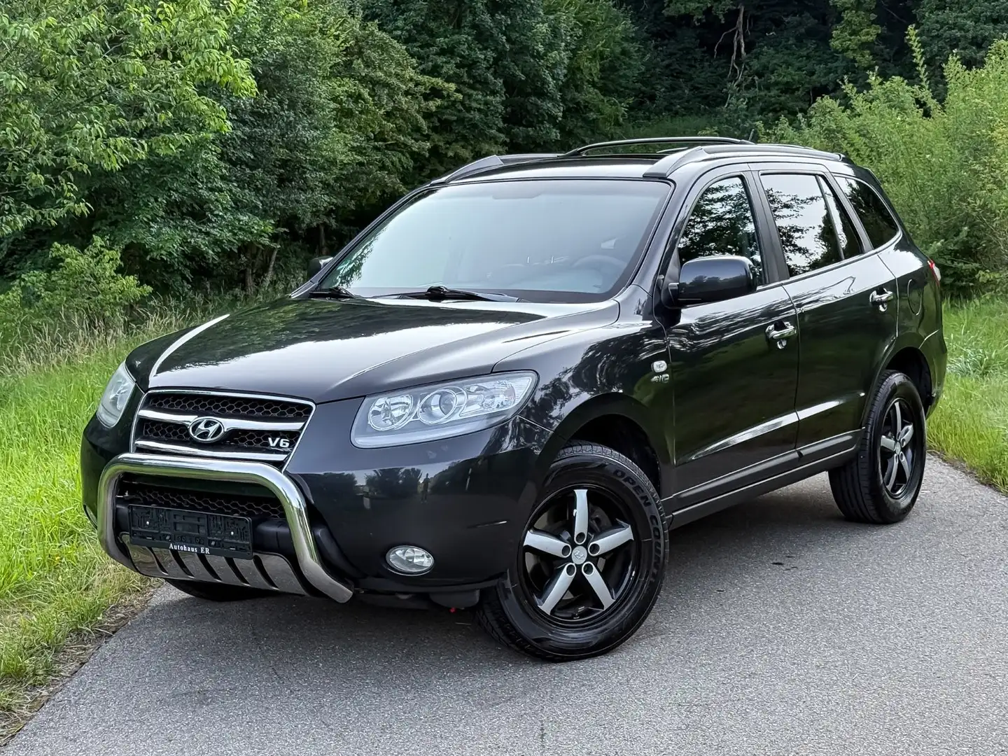 Hyundai SANTA FE V6 4WD AUTOMATIK|LEDER|AHK|TÜV NEU|LPG Noir - 1