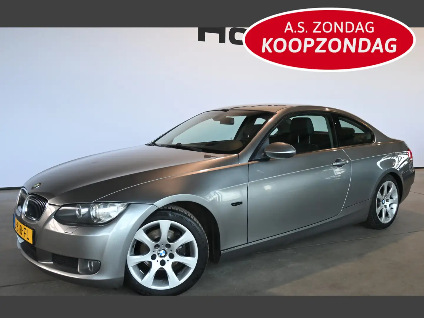 BMW 320 3-serie Coupé 320i Airco Cruise Trekhaak Lederen P Gris - 1