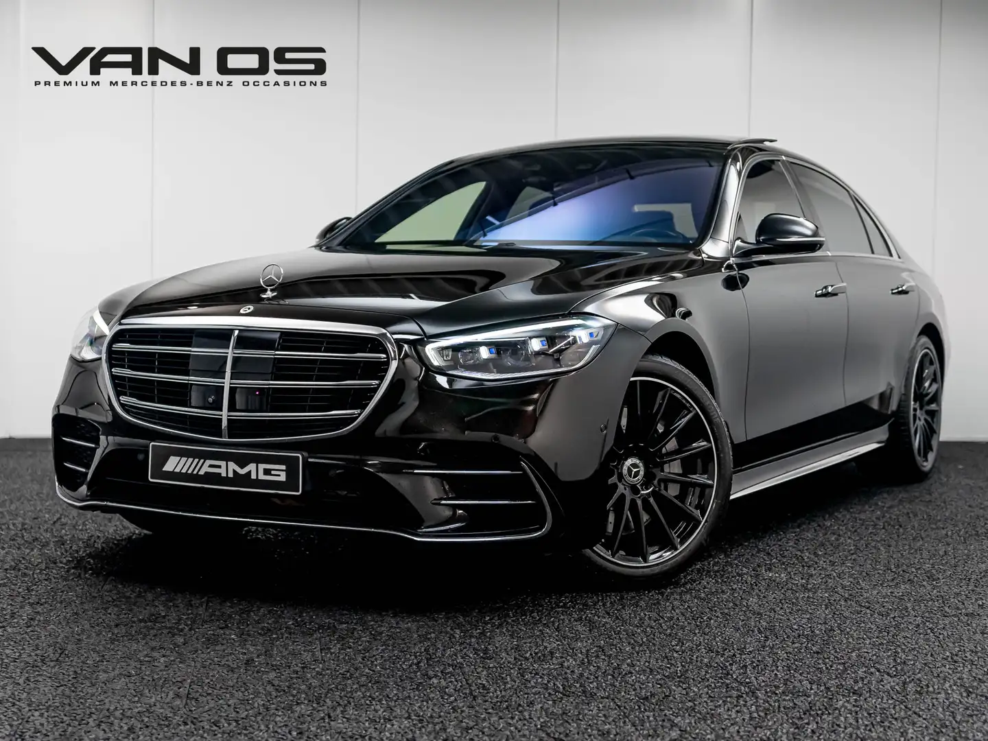 Mercedes-Benz S 500 S 4MATIC Lang AMG Line | Zeer compleet | BTW Zwart - 1