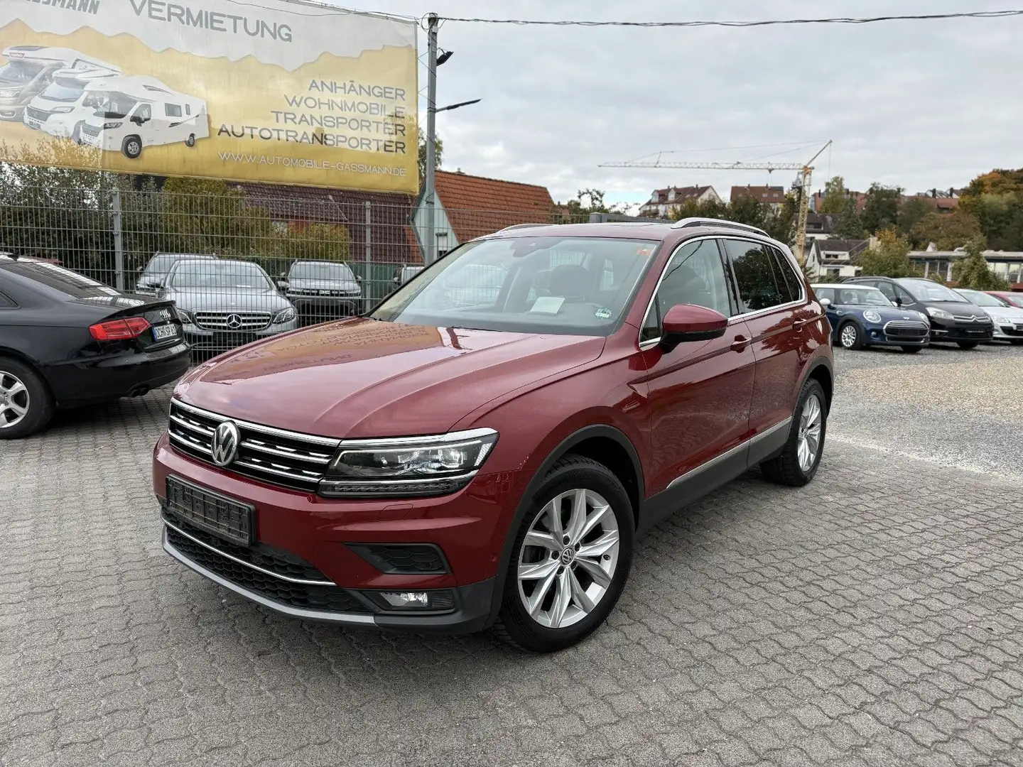 Volkswagen Tiguan Highline 4Motion HuD AHK Pano. LED Navi+ Rojo - 1