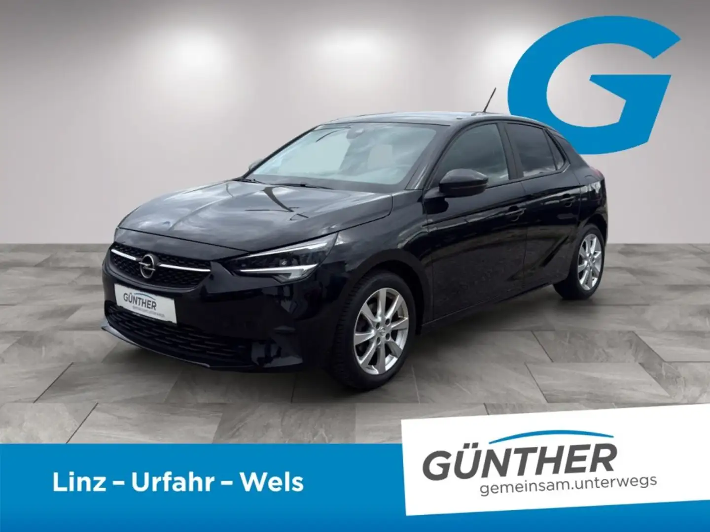Opel Corsa Edition 1.2 Schwarz - 1