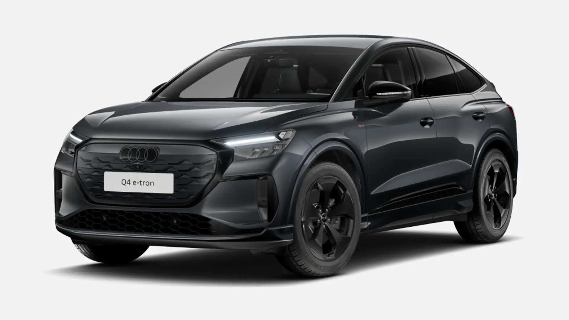 Audi Q4 e-tron Sportback performance Black line 210kW 82KWh Gris - 1