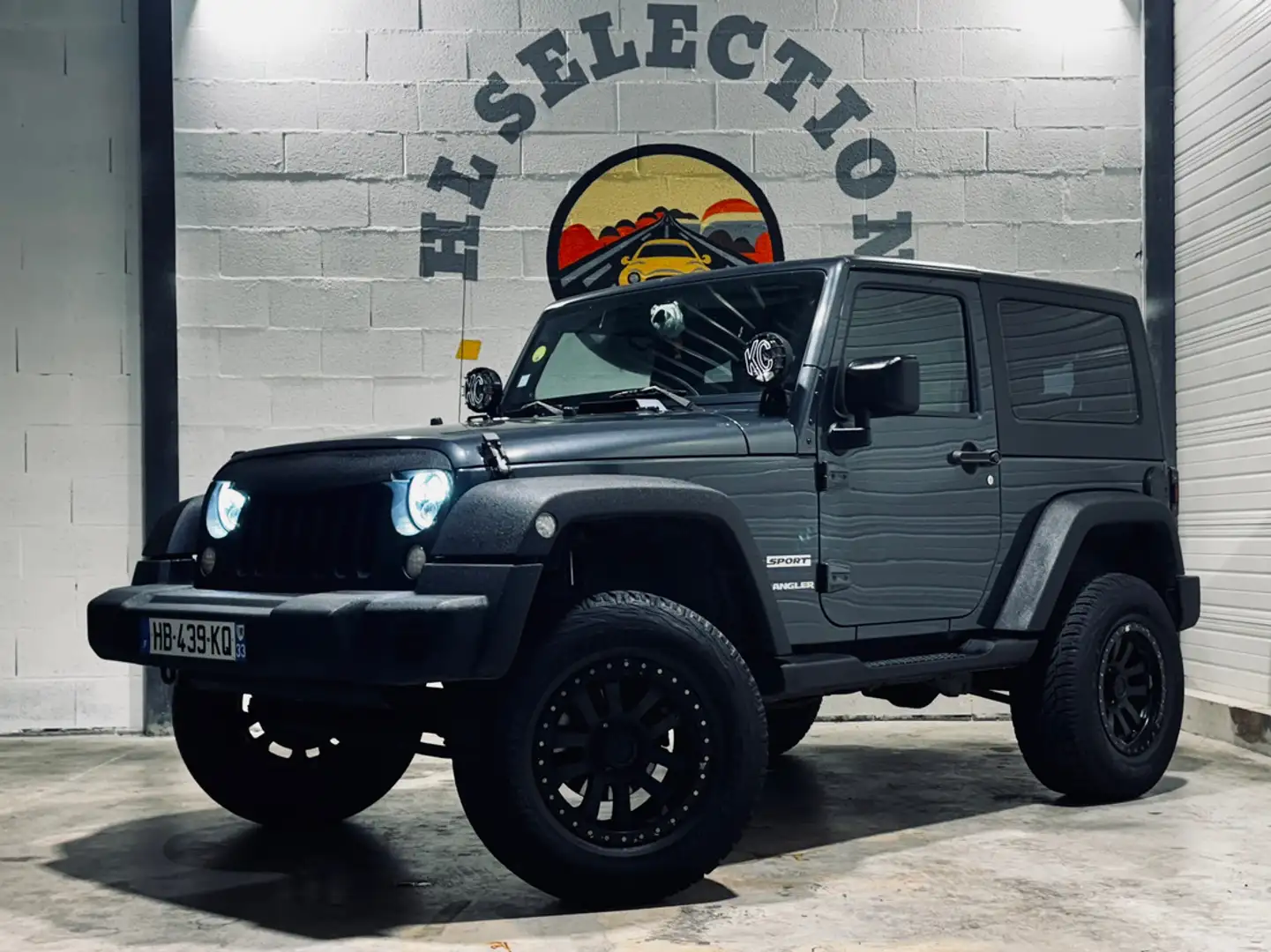 Jeep Wrangler 3.8 V6 200CV 3 PORTES HARDTOP SOFTOP CARPLAY PREPA Bleu - 1