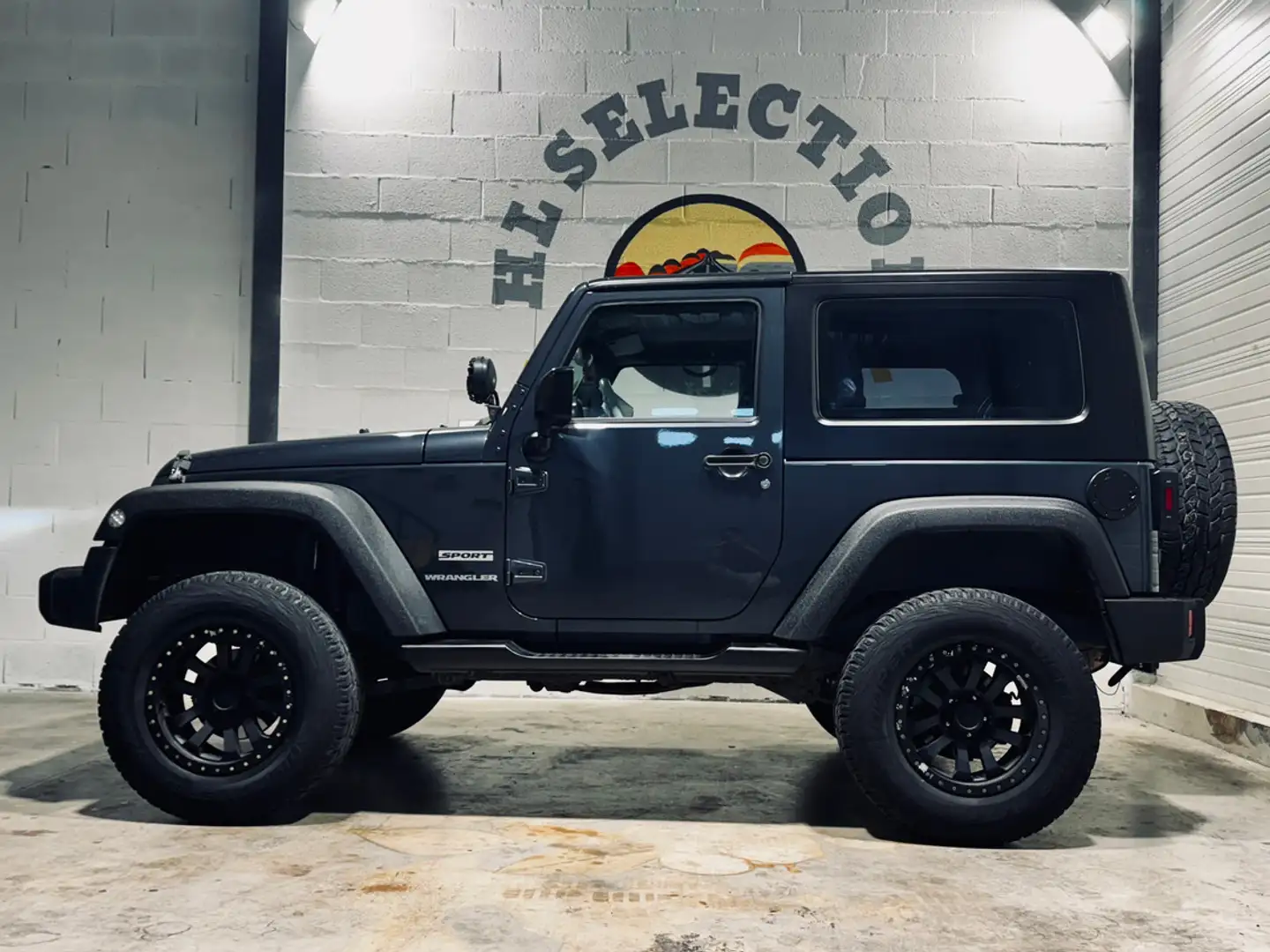 Jeep Wrangler 3.8 V6 200CV 3 PORTES HARDTOP SOFTOP CARPLAY PREPA Bleu - 2