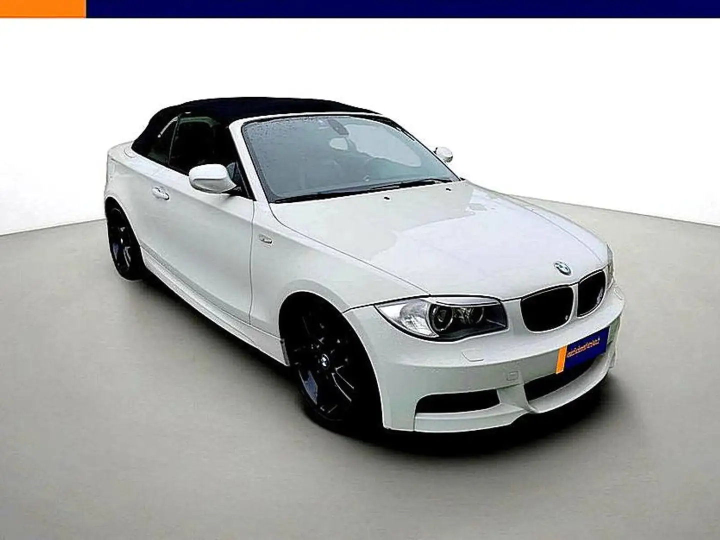 BMW 135 SERIE 1 CABRIOLET E88 306 ch Sport Design A Blanc - 1