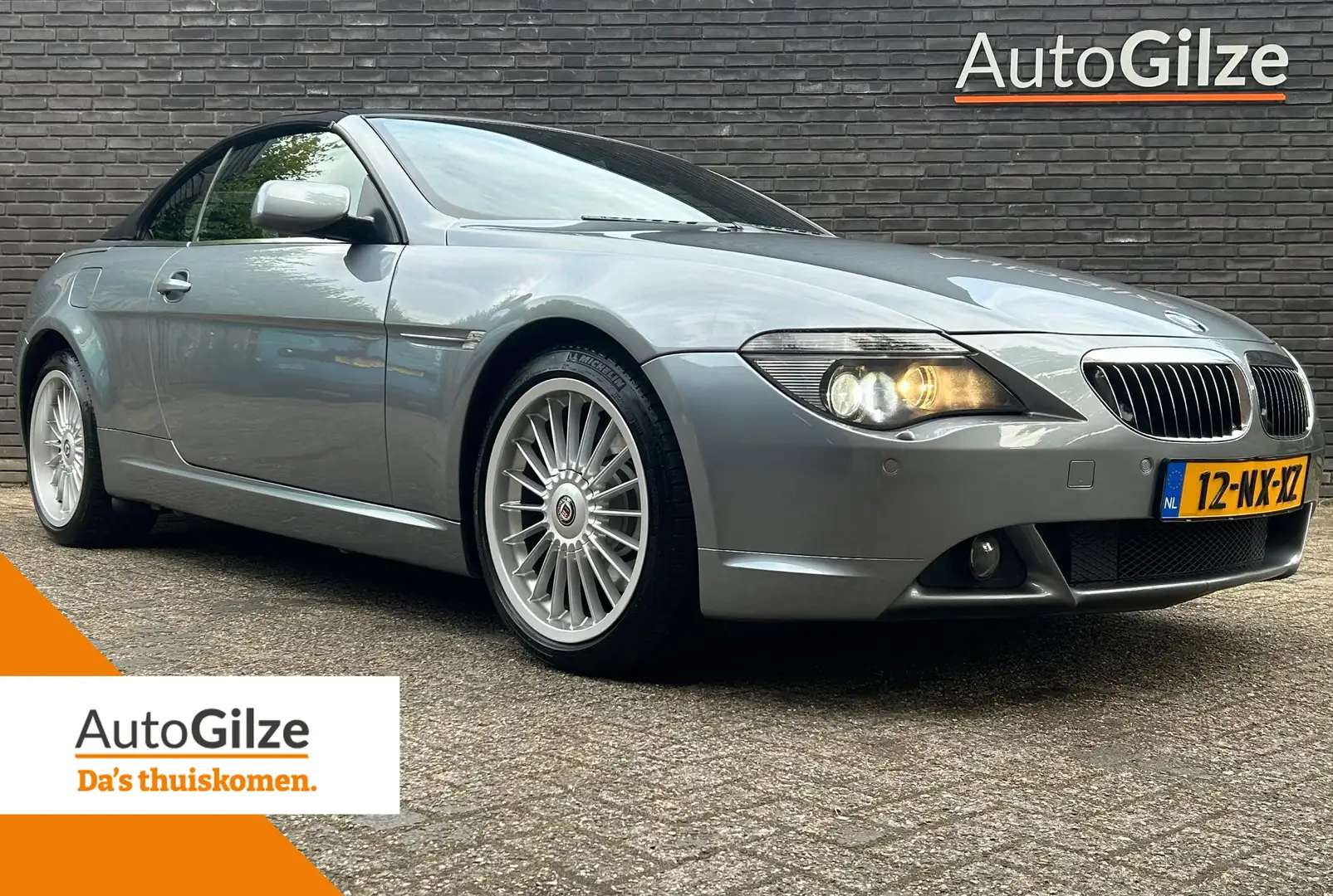 BMW 645 6-serie Cabrio 645Ci S l Leder l Alpina Velgen Grigio - 1