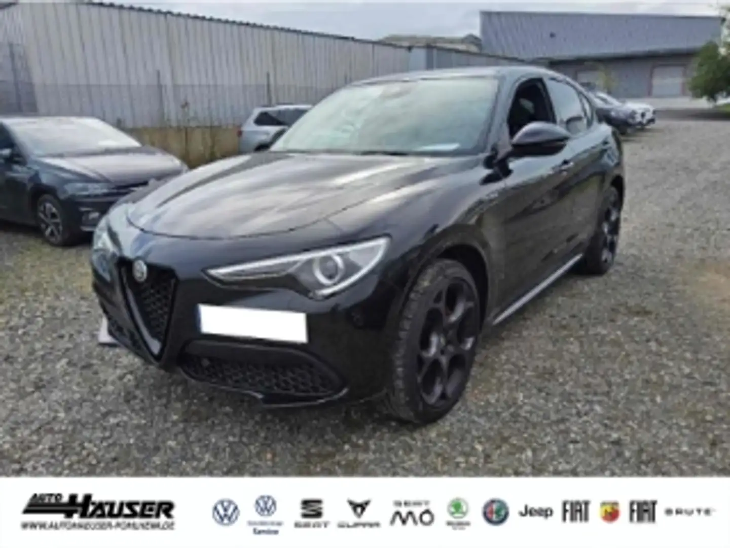 Alfa Romeo Stelvio Veloce 2.0 Turbo AT8 Q4 PANORAMA HARMANN+KARDON PR Schwarz - 1
