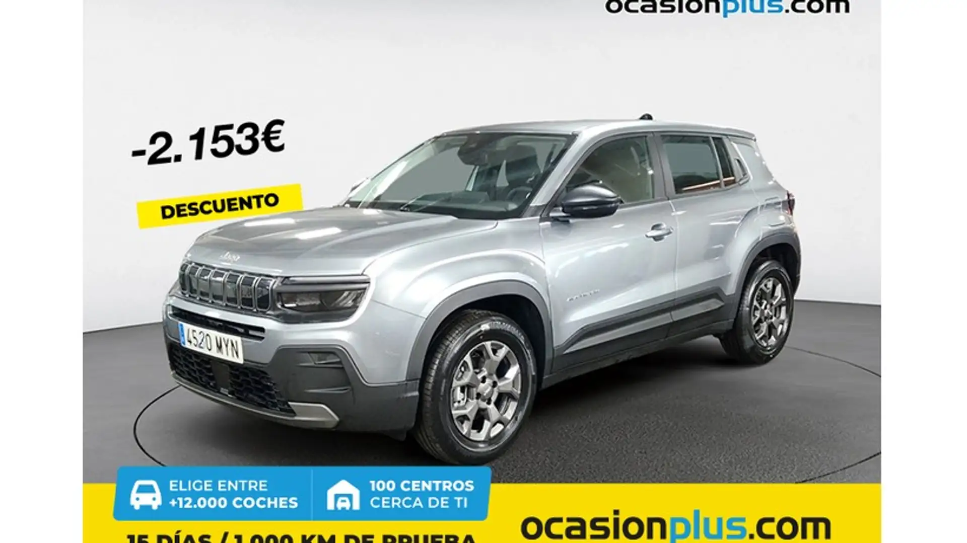 Jeep Avenger 1.2 Longitude 100 Gris - 1