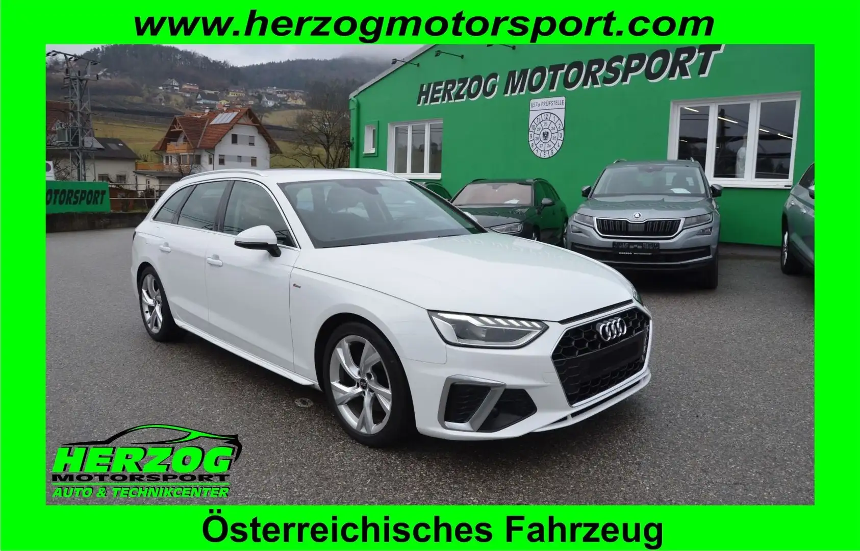 Audi A4 A4 Avant 35 TDI S-line S-tronic MATRIX VIRTUAL 1.B Weiß - 1