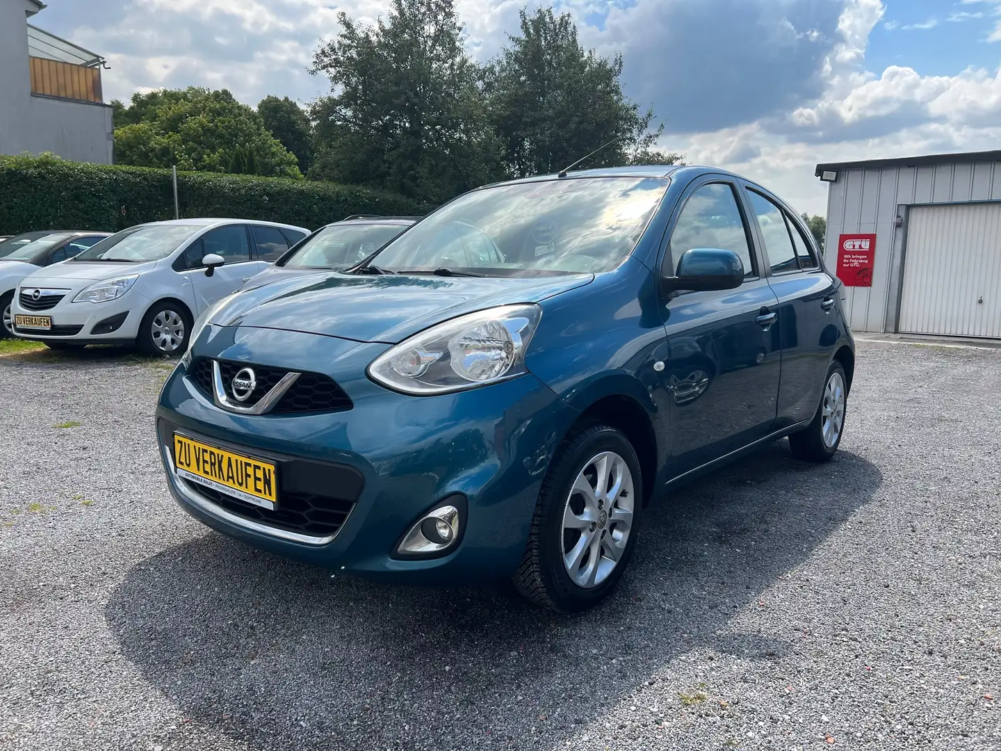 Nissan Micra 1.2 Acenta-PDC/ AUX/ USB/ SHZ/ TEMPOMAT/ ALUFELGEN Modrá - 1