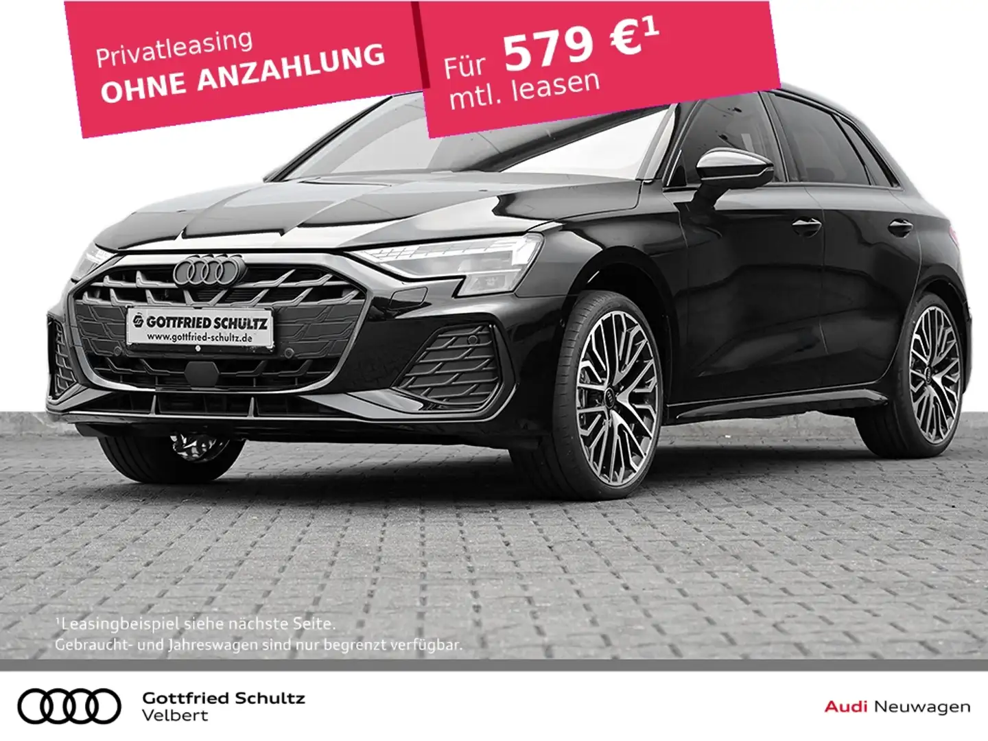 Audi A3 Sportback S line 35 TDI #TDI S-Line#  SOFORT VERFÜ Schwarz - 1