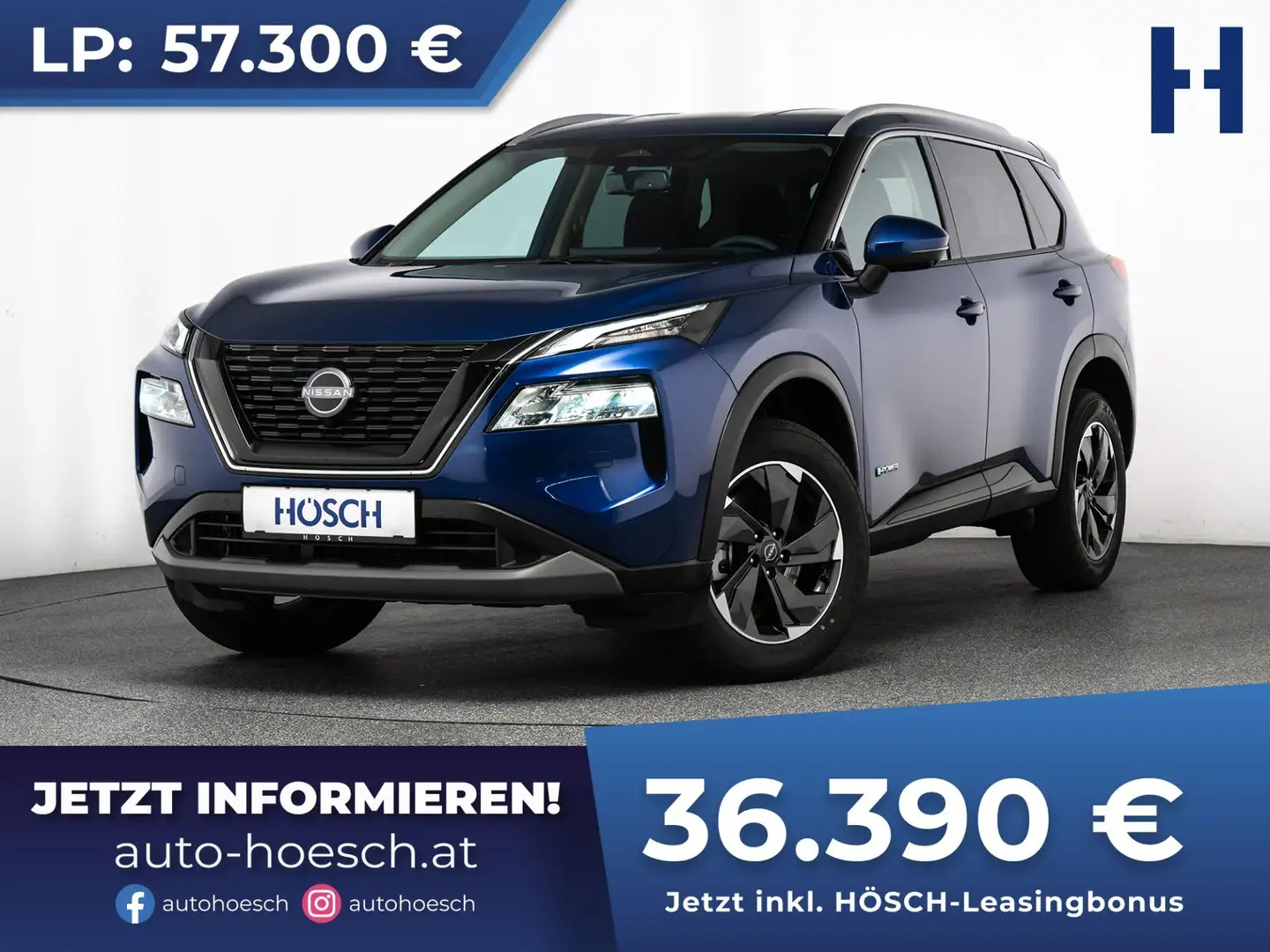 Nissan X-Trail N-Connecta 1.5 VC-T e-4orce 4WD NEU AKTION -37% Blau - 1