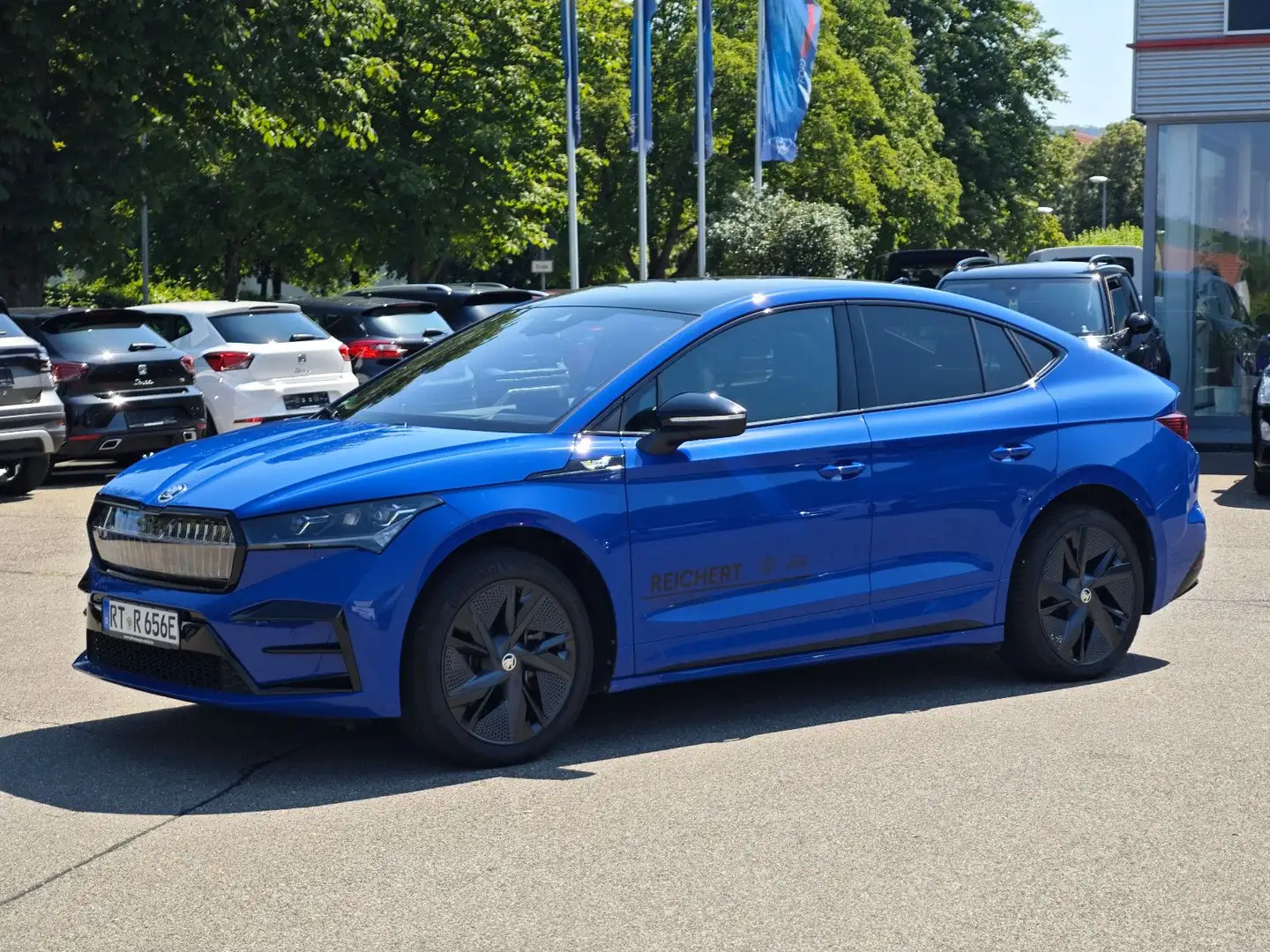 Skoda Enyaq iV Coupé RS Suite -Pano -Canton Blau - 1