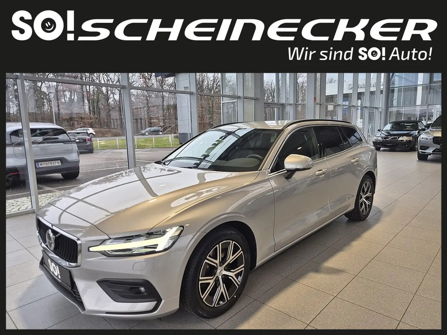 Volvo V60 B4 Core Geartronic Argent - 2