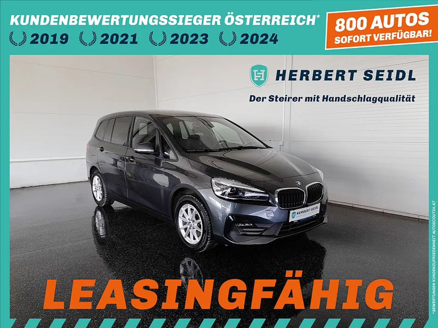 BMW 216 d Gran Tourer Advantage Aut. *FRONTANTRIEB / LE... Šedá - 1