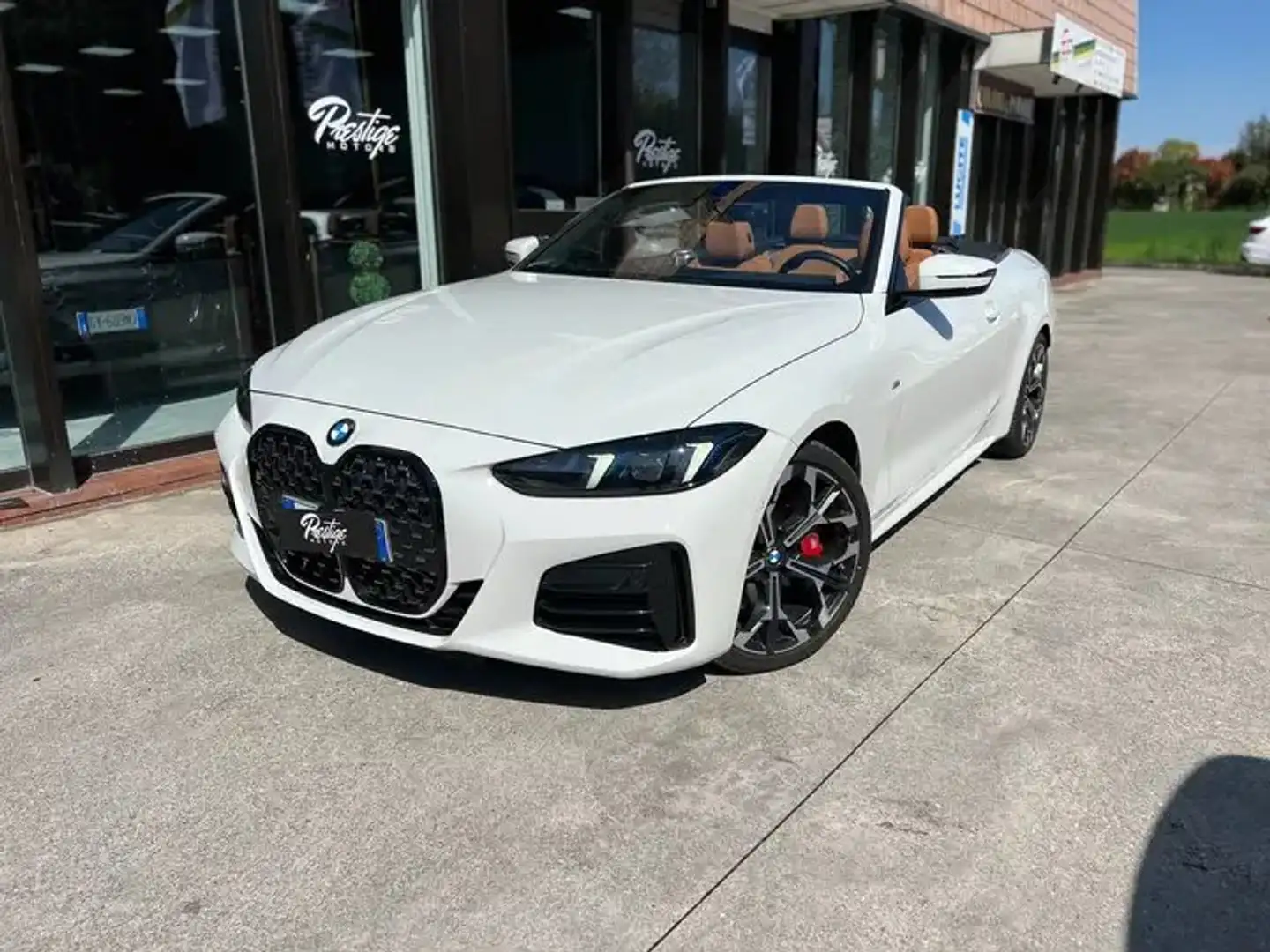 BMW 430 Serie 4  Cabrio 430d  mhev 48V MSport auto Blanco - 1