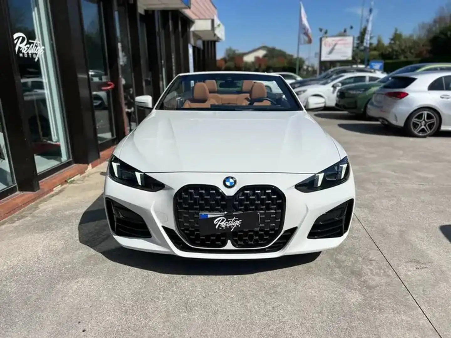 BMW 430 Serie 4  Cabrio 430d  mhev 48V MSport auto Blanco - 2