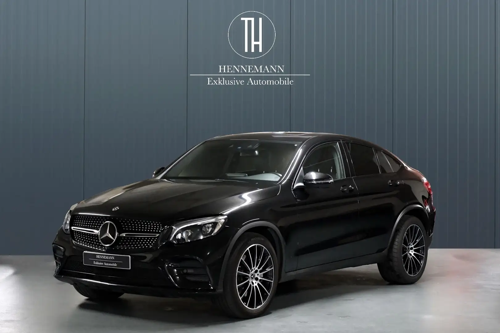Mercedes-Benz GLC 350 d Coupé 4Matic*AMG*Burmester*AHK*360*ACC*voll* Schwarz - 1