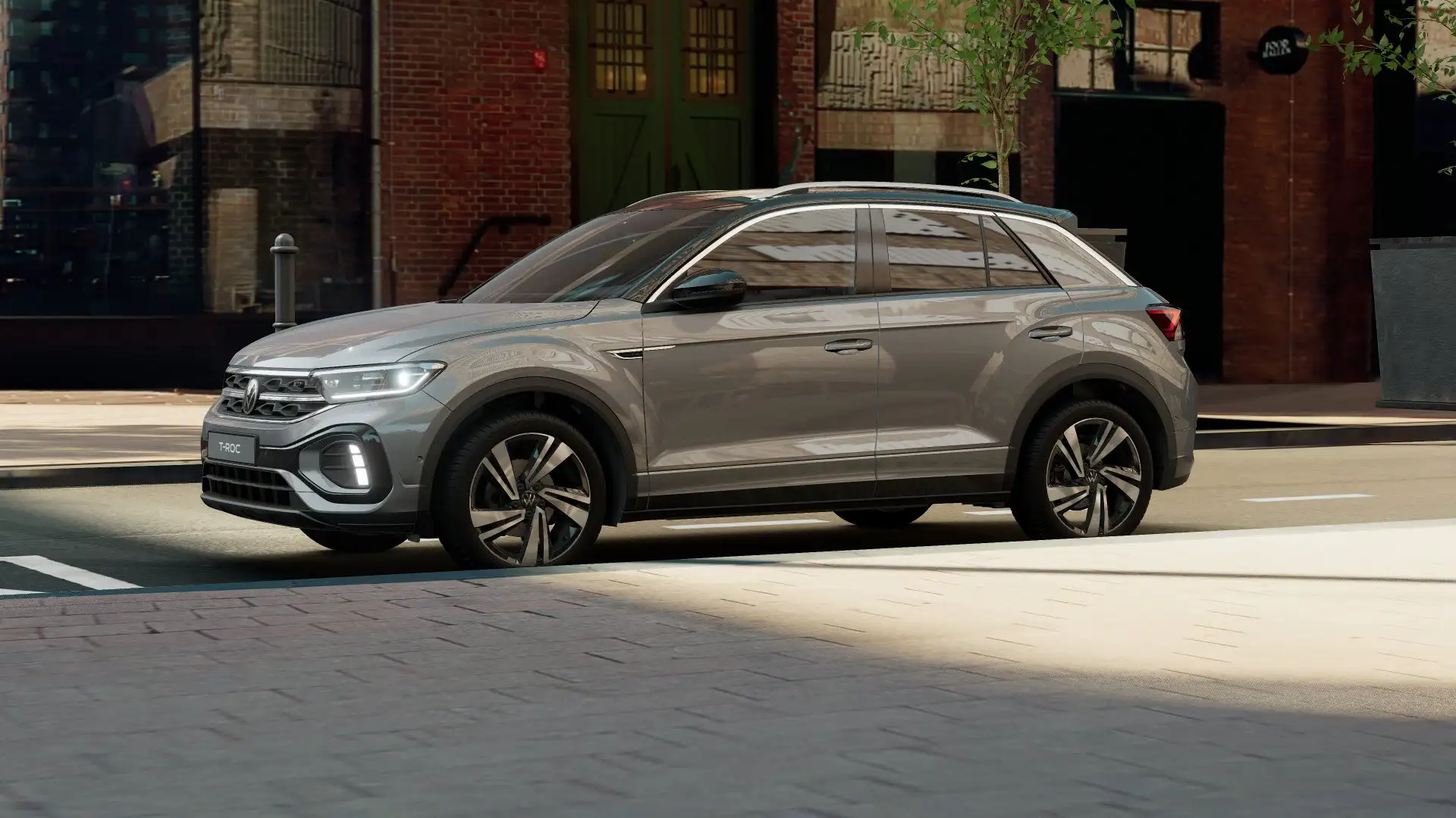 Volkswagen T-Roc 1.0 TSI R-Line Plus Grigio - 2