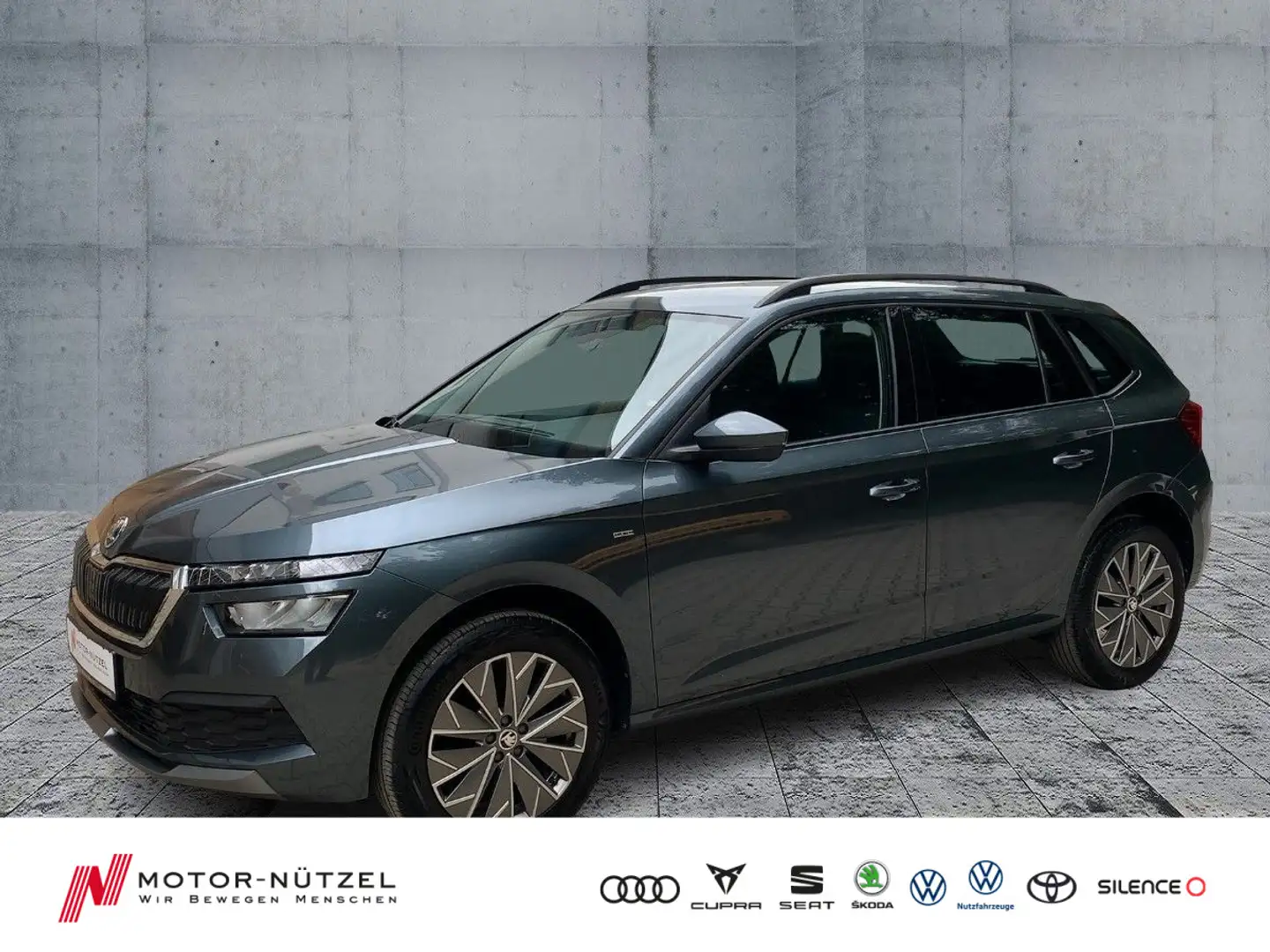 Skoda Kamiq 1.5 TSI CLEVER LED+AHK+KLIMA+SITZHEIZUNG Grau - 1