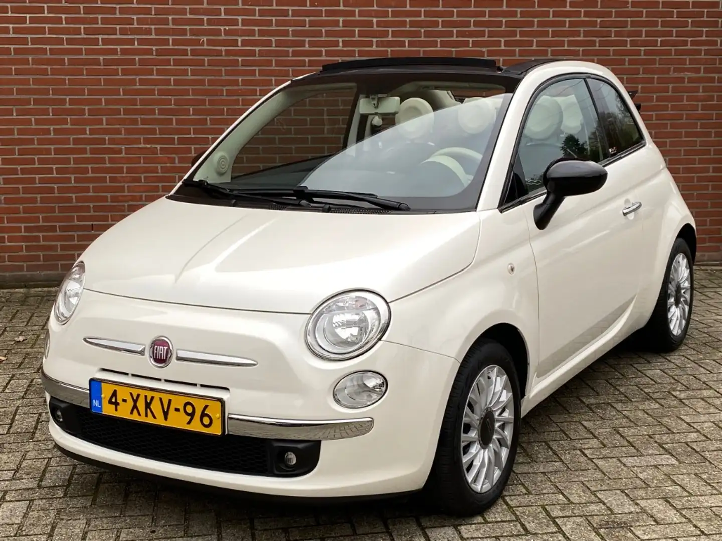 Fiat 500C 0.9 TWINAIR T 80PK CLIMA LEER PDC LMV BLUETOOTH Blanc - 2