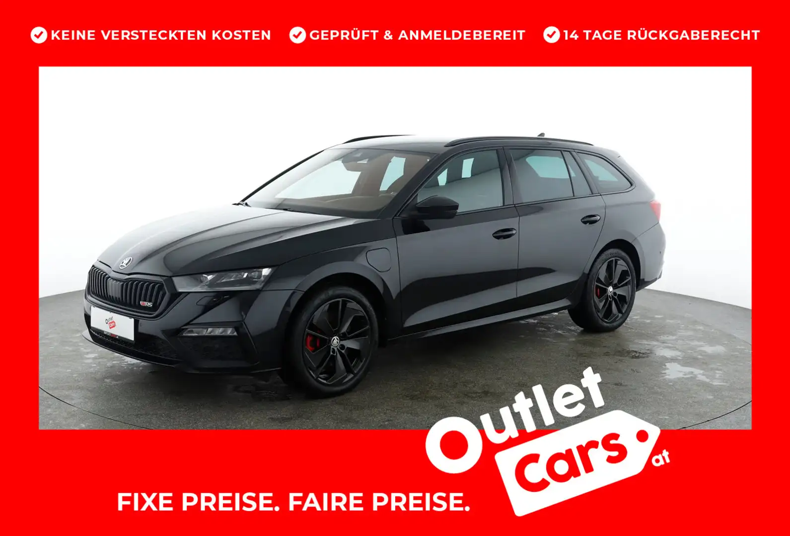 Skoda Octavia RS iV 245 DSG Schwarz - 1