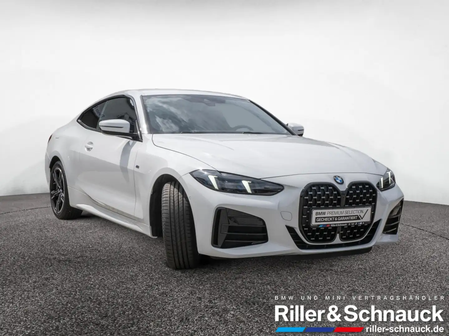 BMW 420 d Coupe xDrive M-Sport 360° HUD STANDHZ Weiß - 2