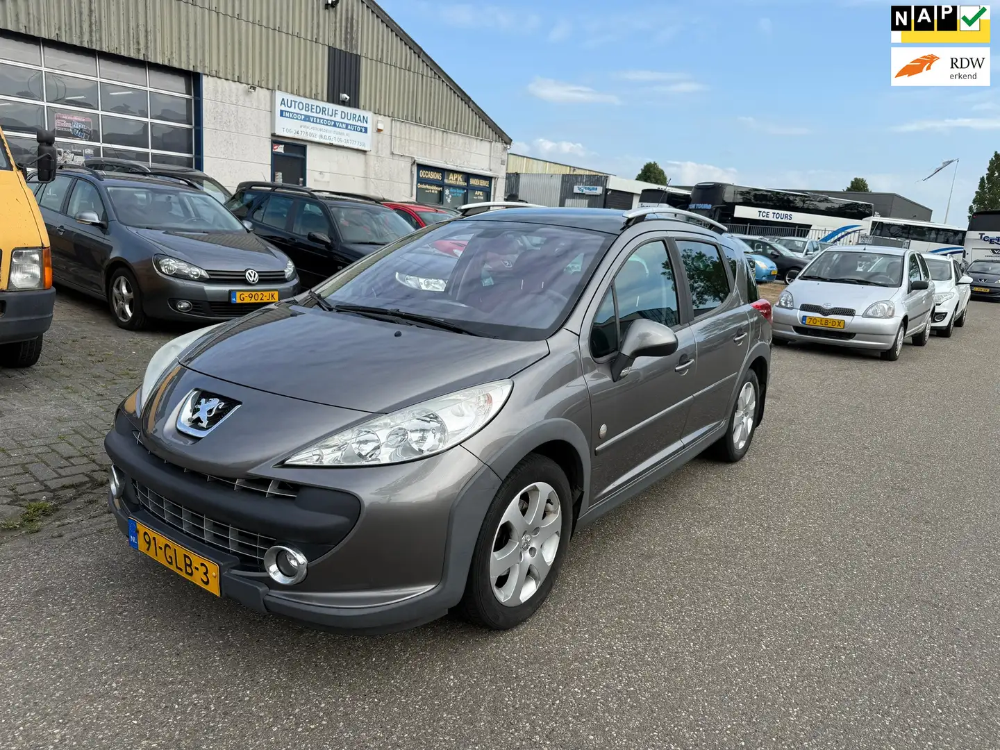 Peugeot 207 SW Outdoor 1.6 VTi XS Clima Bj:2008 NAP! Gri - 1