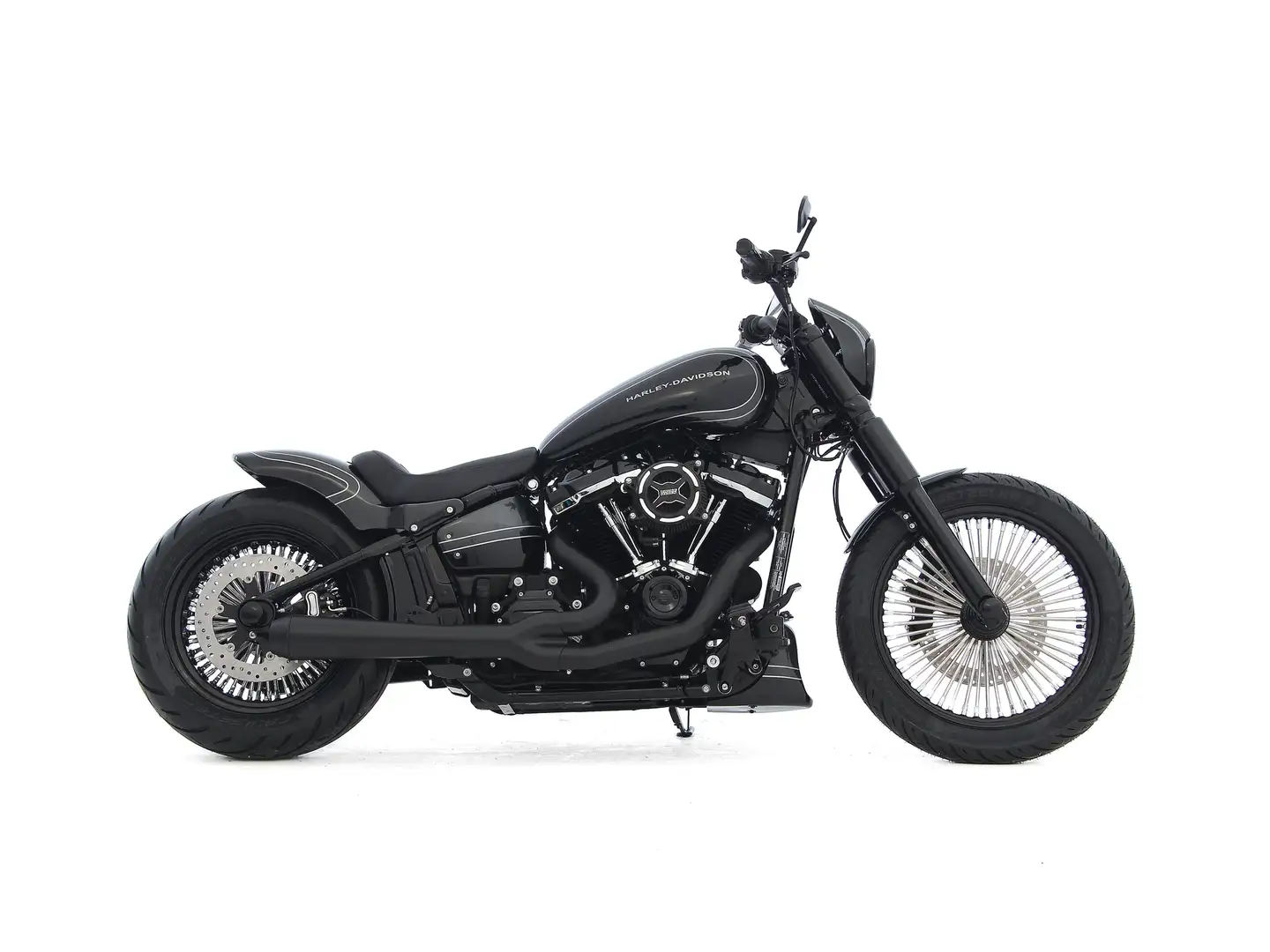 Harley-Davidson Softail FXST CUSTOM Zwart - 2