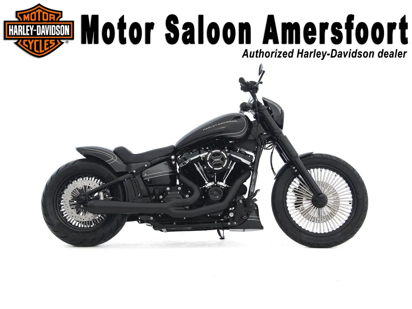 Harley-Davidson Softail FXST CUSTOM Zwart - 1