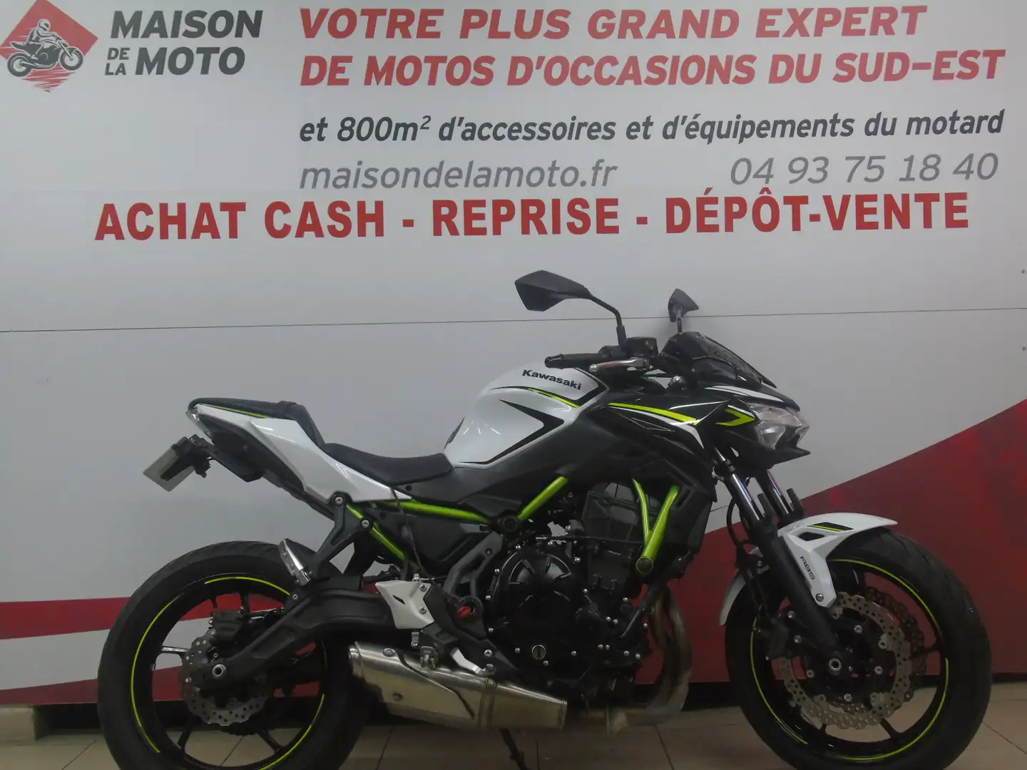 Kawasaki Z 650 Blanc - 1