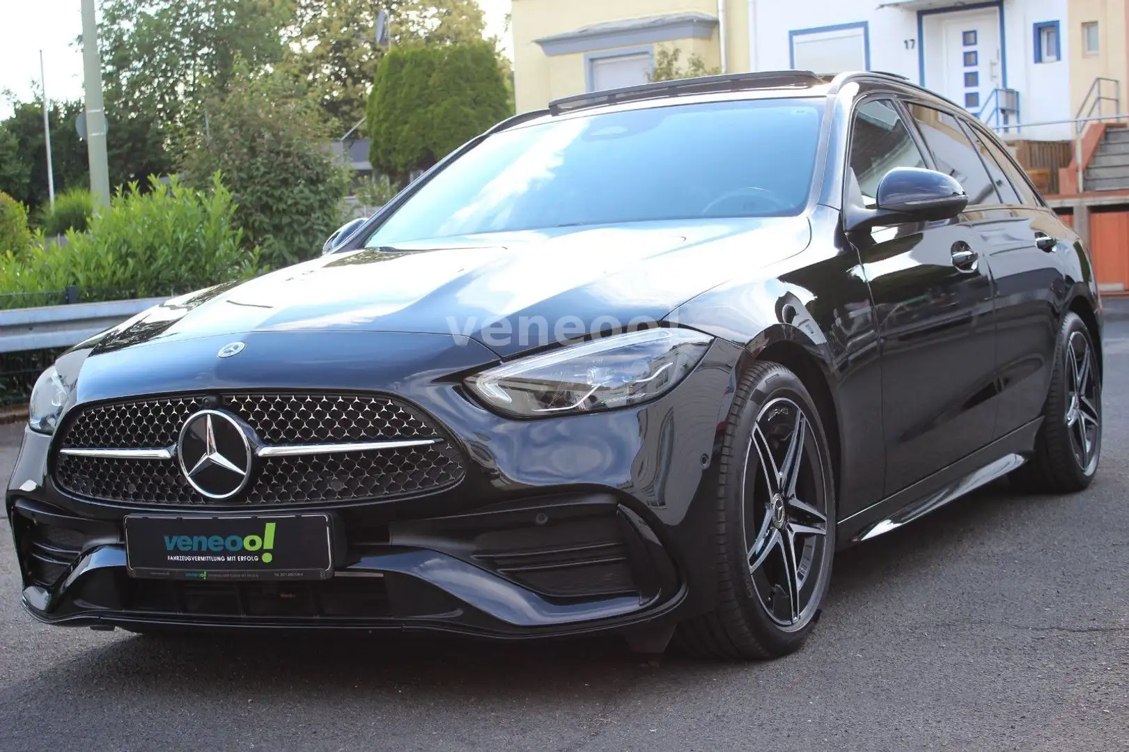 Mercedes-Benz C 220 T AMG Line/Pano/Navi/AHK/inkl. MB-Garantie Nero - 1