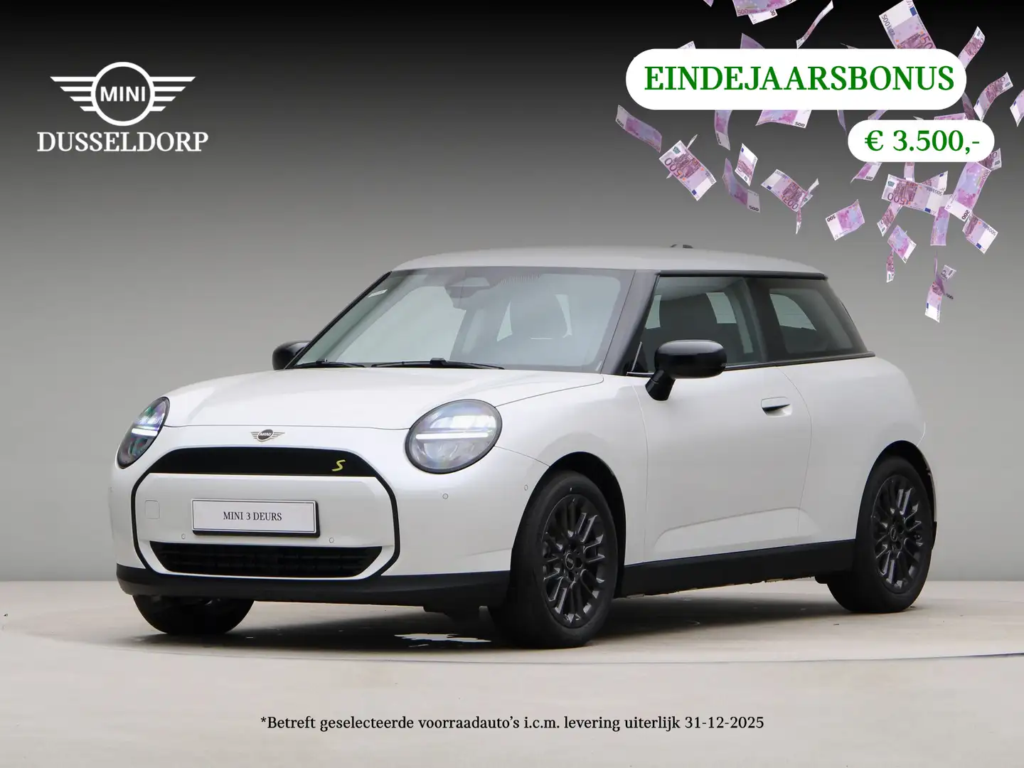 MINI Cooper SE Essential PRIVATE LEASE EUR 404,- (48 mnd/10.000 k Blanc - 1