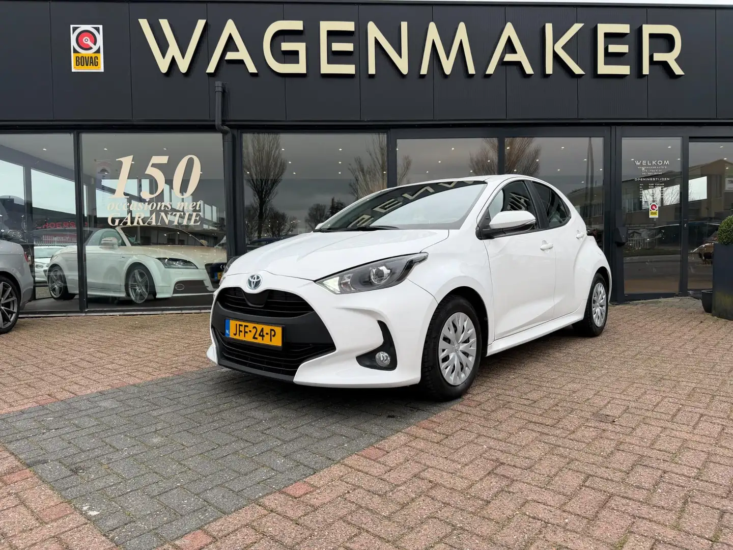 Toyota Yaris 1.5 Hybrid 115 Clima|ACC|Carplay|Dodehoek|CAMERA Weiß - 1