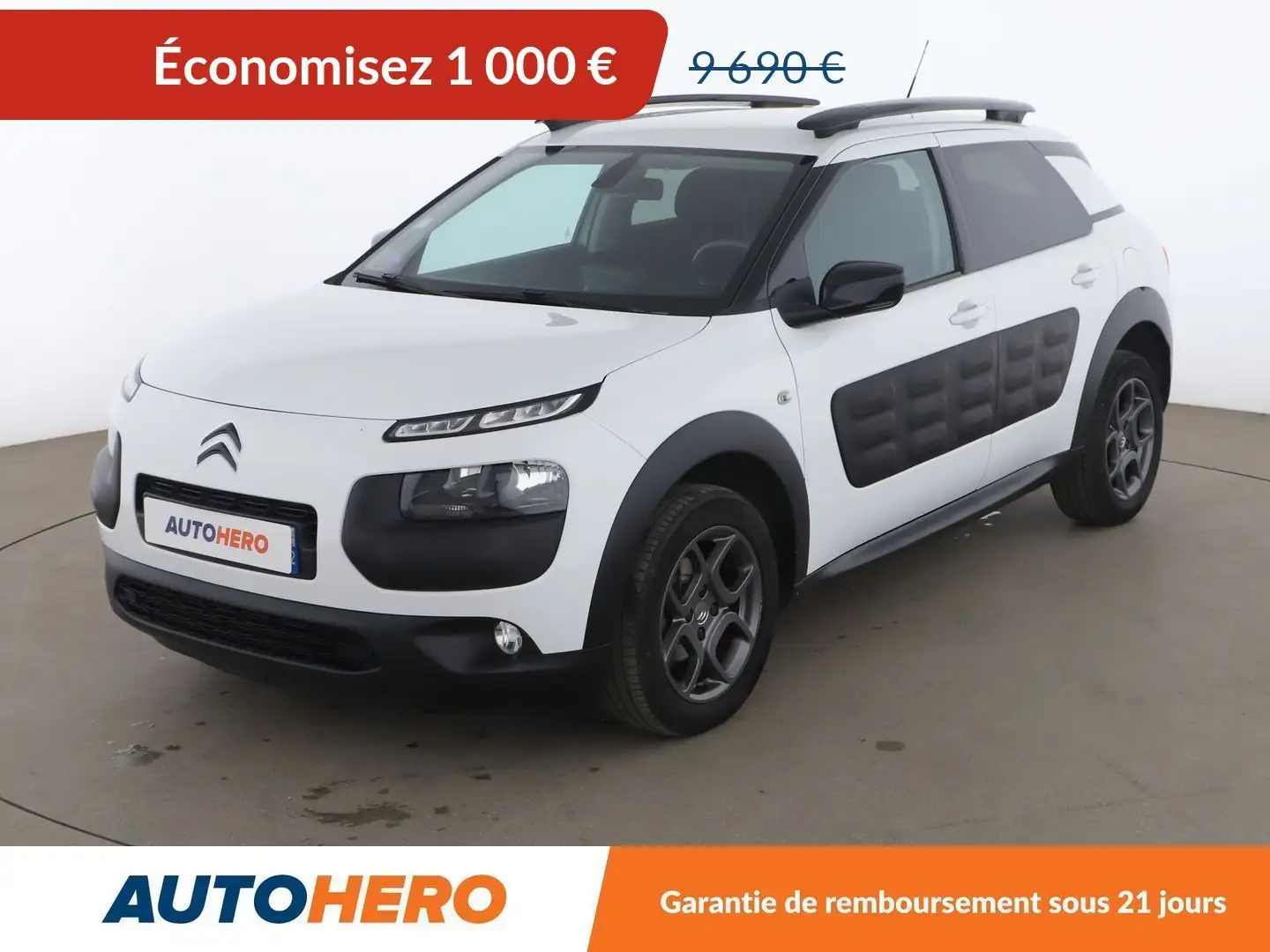 Citroen C4 Cactus 1.2 PureTech Shine ETG Blanc - 1
