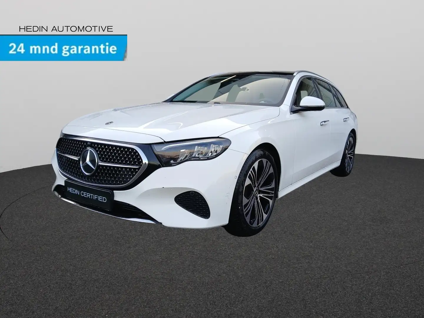 Mercedes-Benz E 220 D Break Luxury Line | Panoramisch Dak | Dodehoekas Wit - 1