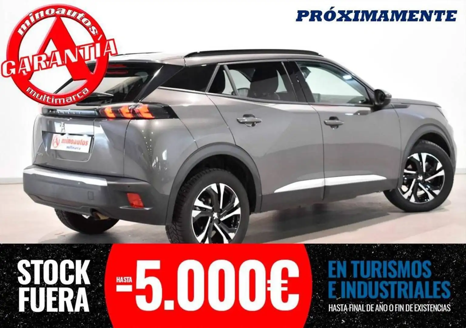 Peugeot 2008 1.5BlueHDi S&S Allure 100 Grijs - 2