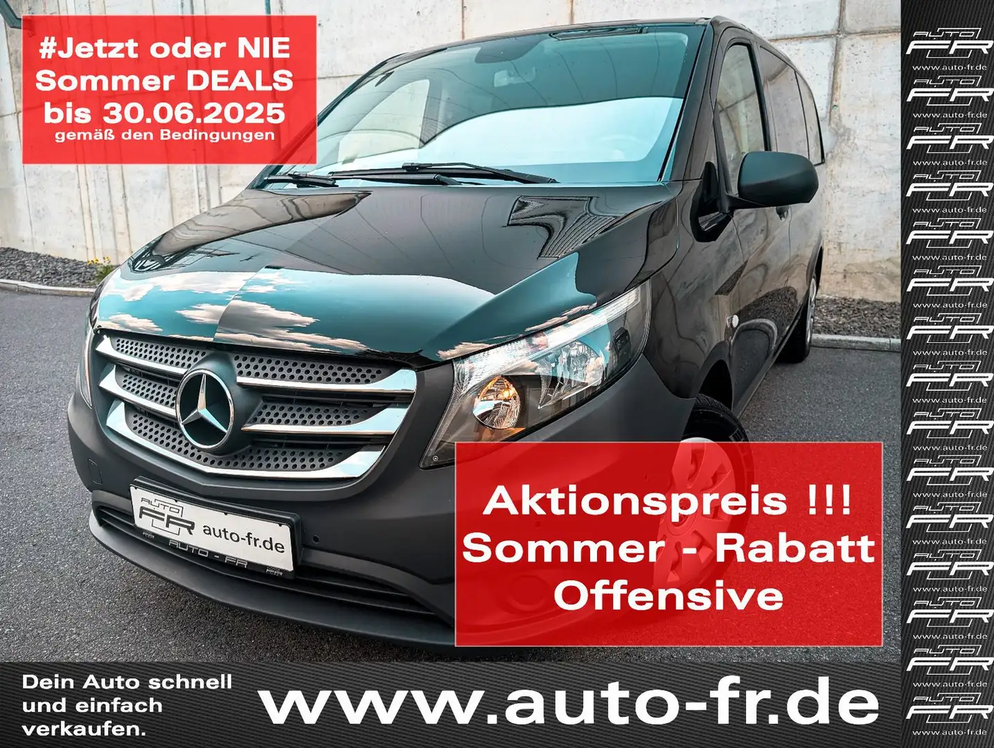 Mercedes-Benz Vito Tourer 111 CDI Pro lang 8 Sitze Familienvan Negro - 1