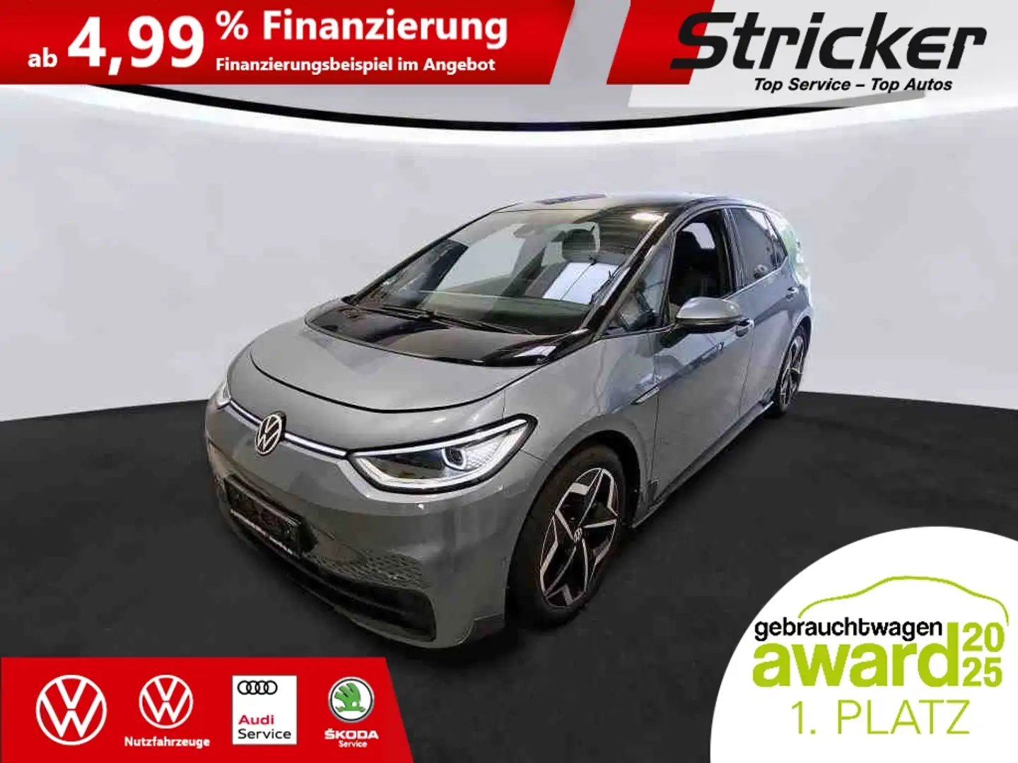 Volkswagen ID.3 Pro S 150/77 308,-ohne Anzahlung IQ.Light Wärmepu Blau - 2