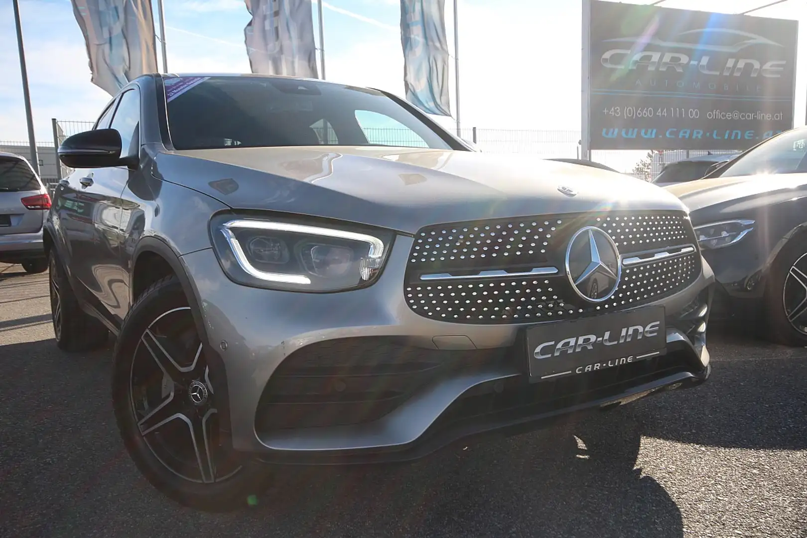 Mercedes-Benz GLC 220 d Coupé 4MATIC |AMG-Line |LED |Navi |Rückfahrka... Grau - 1