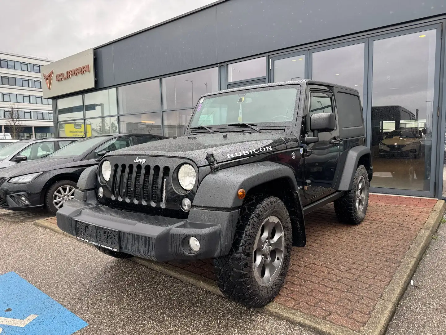 Jeep Wrangler Fiskal LKW 2,8 CRD Rubicon Aut. Schwarz - 1