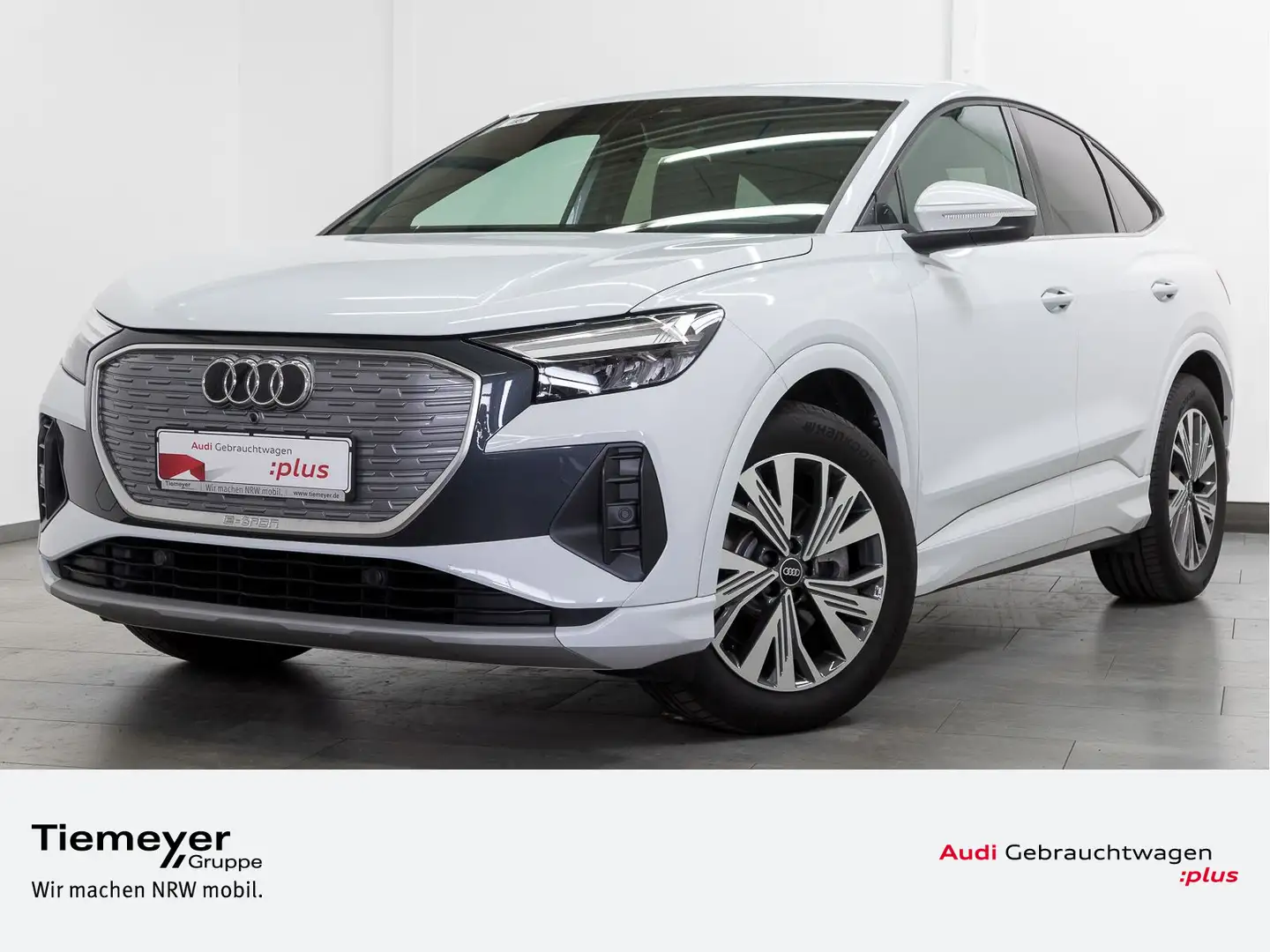 Audi Q4 e-tron Sportback 50 Q S LINE NAVI+ SONOS HuD Weiß - 1