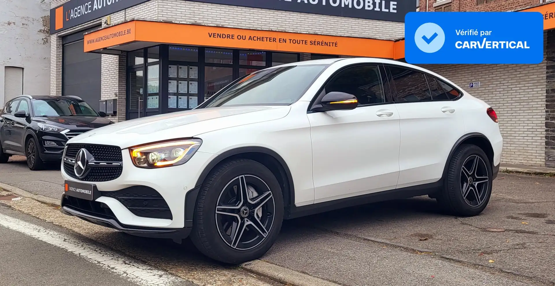 Mercedes-Benz GLC 200 d Coupé 4-Matic AMG BURMESTER Bus Sol EasyEntry Bianco - 2