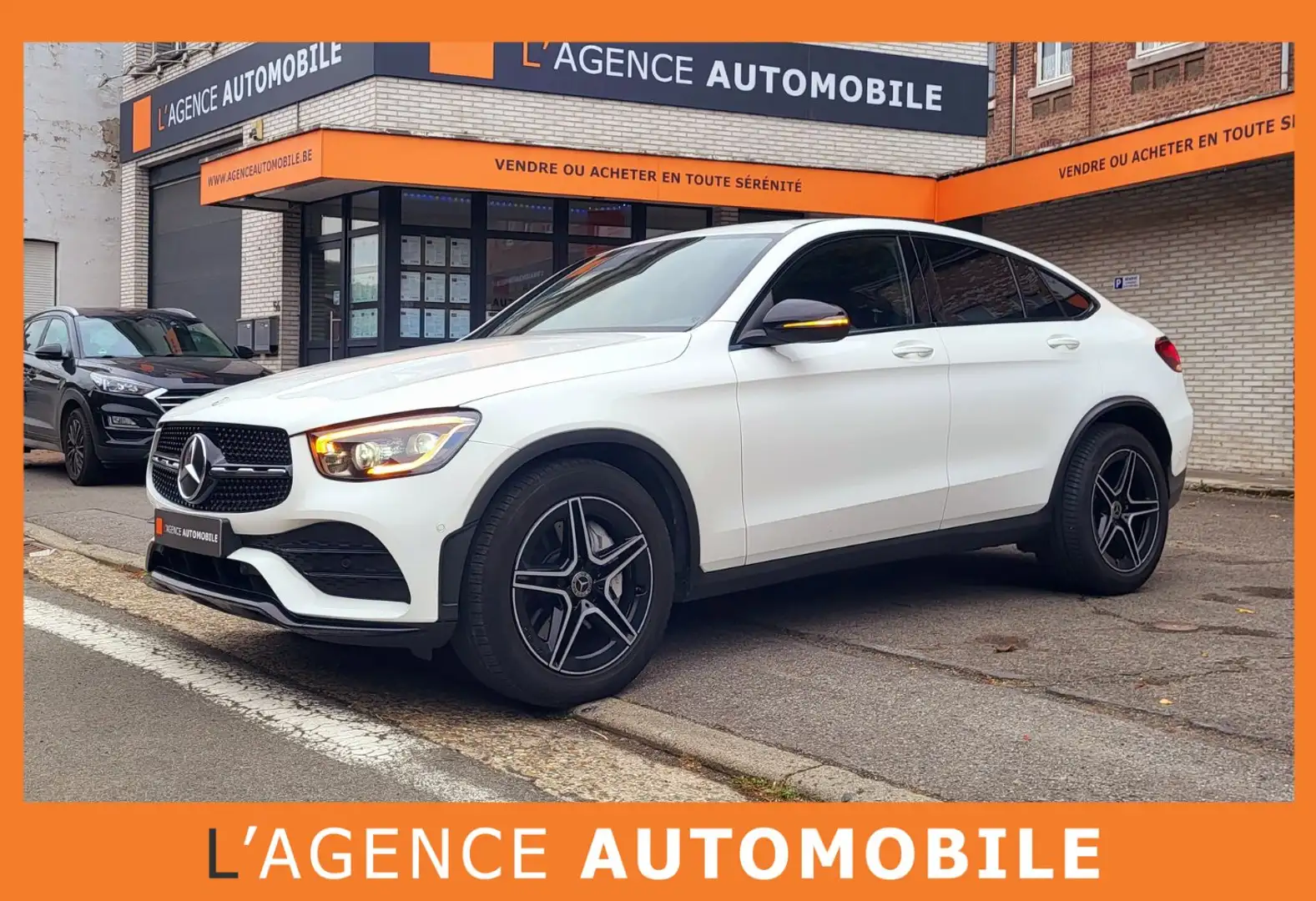 Mercedes-Benz GLC 200 d Coupé 4-Matic AMG BURMESTER Bus Sol EasyEntry Blanc - 1