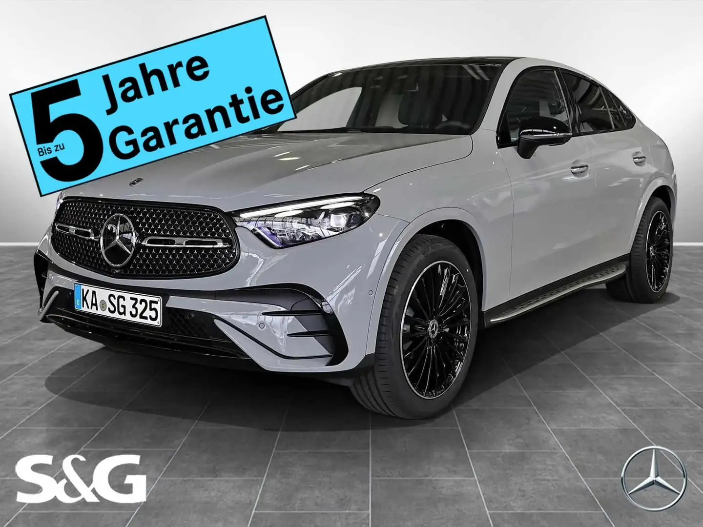 Mercedes-Benz GLC 300 d 4M Coupé AMG Standhz.+DIG-LED+AHK+HUD Grau - 1