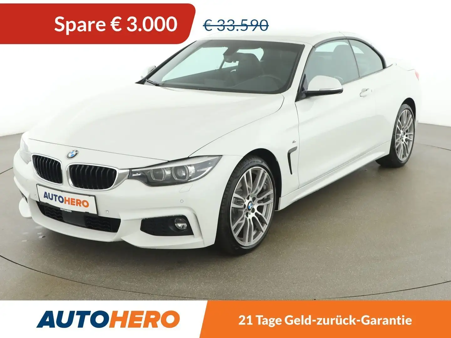 BMW 430 430i xDrive M Sport Aut. *ACC*LED*CAM*NAVI* White - 1