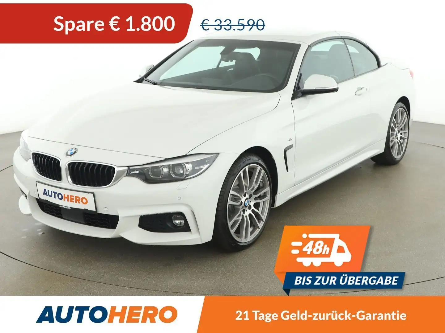 BMW 430 430i xDrive M Sport Aut. *ACC*LED*CAM*NAVI* Alb - 1